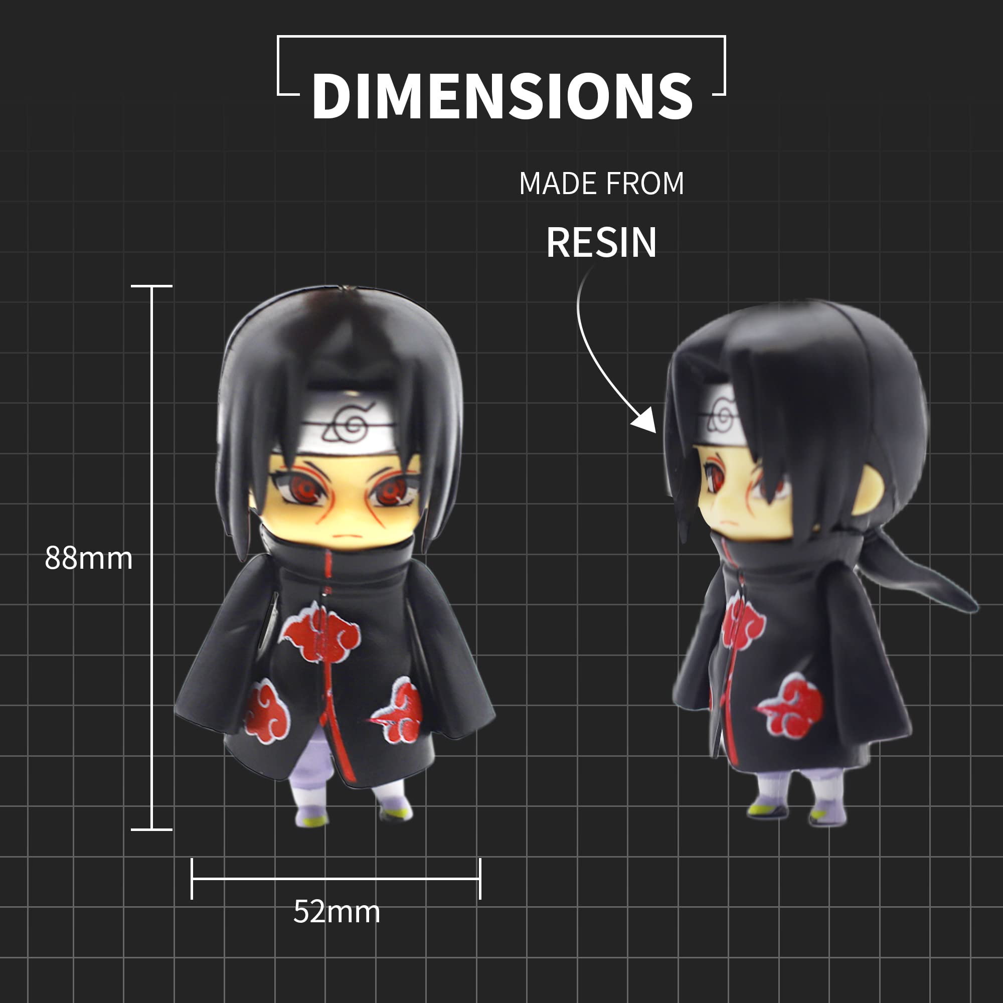 PATPAT Naruto Keychain, Anime Keychain, Cute Keychains, Anime Accessories, Uchiha Itachi Figures Keychain Collection (Uchiha Itachi) PATPAT Naruto Keychain, Anime Keychain, Cute Keychains, Anime Accessories, Uchiha Itachi Figures Keychain Collection (Uchiha Itachi)